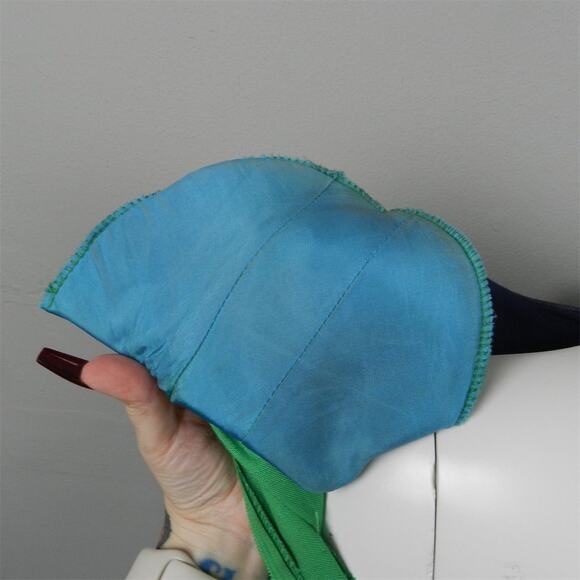 Vintage 80s Dress David Warren Women’s Size 10 Green Retro Twee Preppy Career - Picture 11 of 11